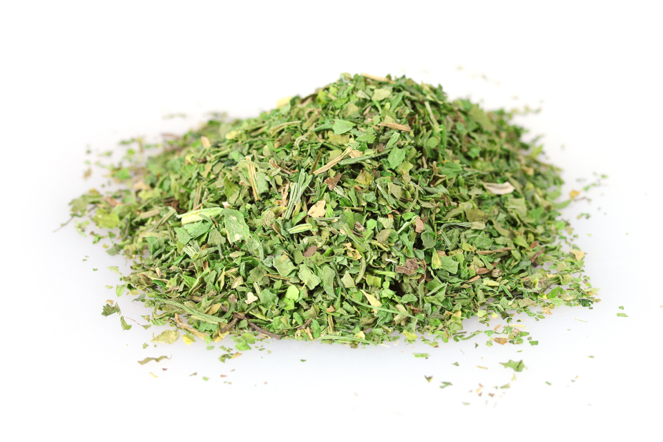 Parsley, rubbed